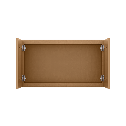 Wall Kitchen Cabinet W3318 Shaker Toffee LessCare 33 in. width 18 in. height 12 in. depth