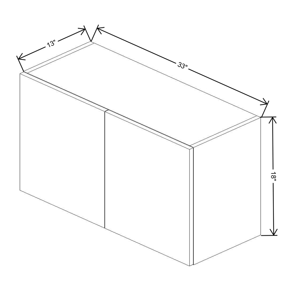 Fabuwood Illume Tuscany Muratti 4 18" High Wall