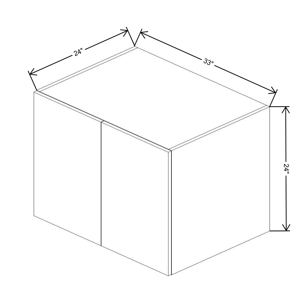 Fabuwood Illume Catalina Olmo 3 24" Deep Wall