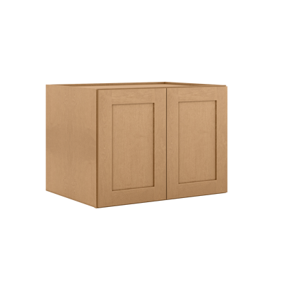 33”W x 24”H x 24”D Wall Kitchen Cabinet - Shaker Toffee