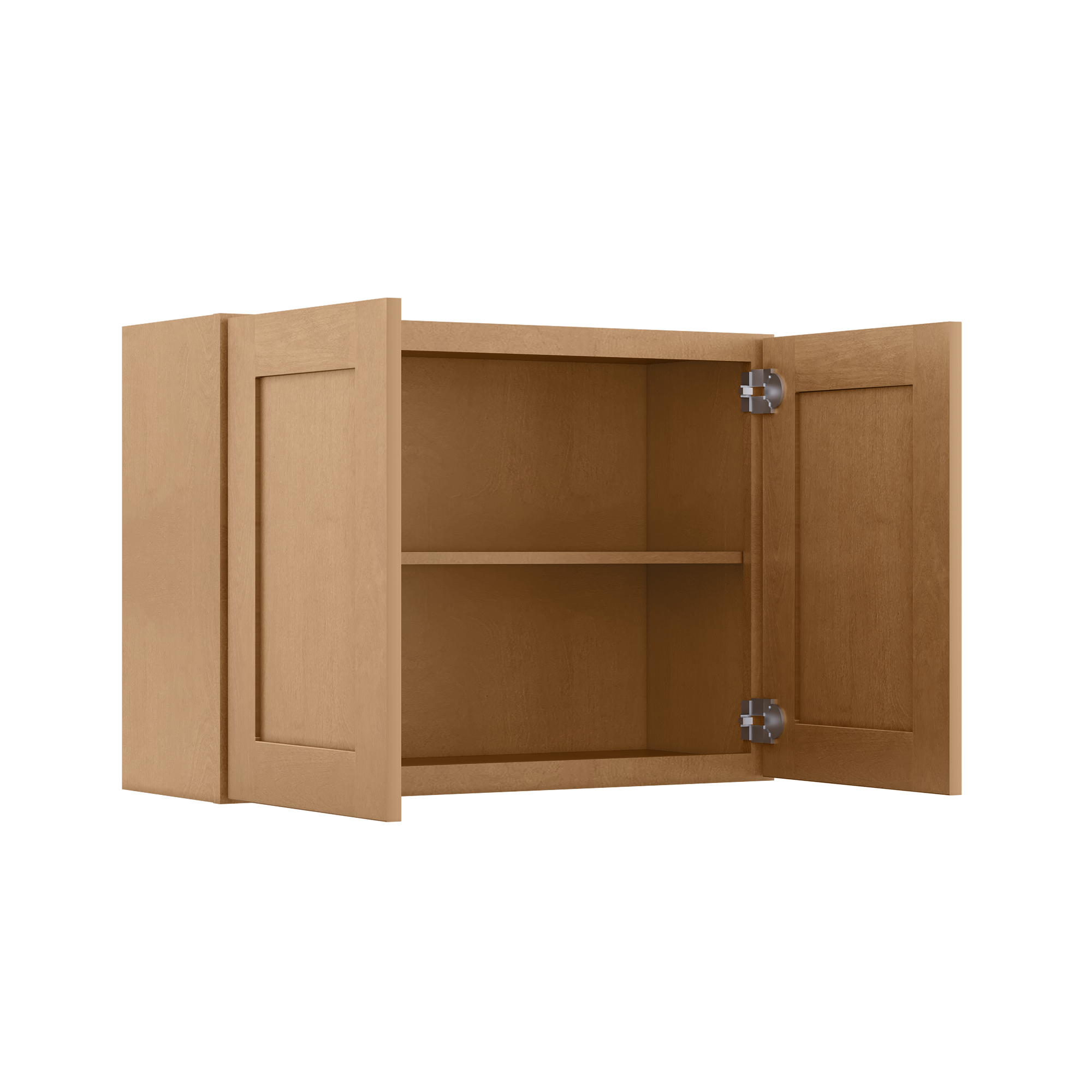 Wall Kitchen Cabinet W3324 Shaker Toffee LessCare 33 in. width 24 in. height 12 in. depth