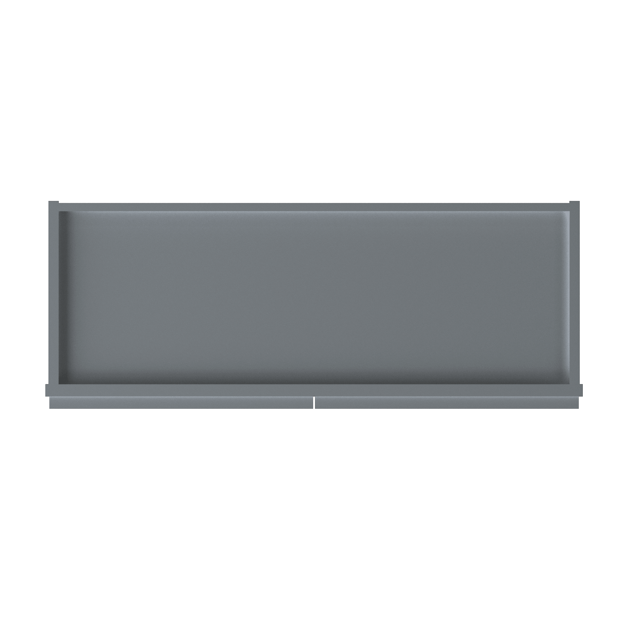 Wall Kitchen Cabinet W3324 Colonial Gray LessCare 33 in. width 24 in. height 12 in. depth