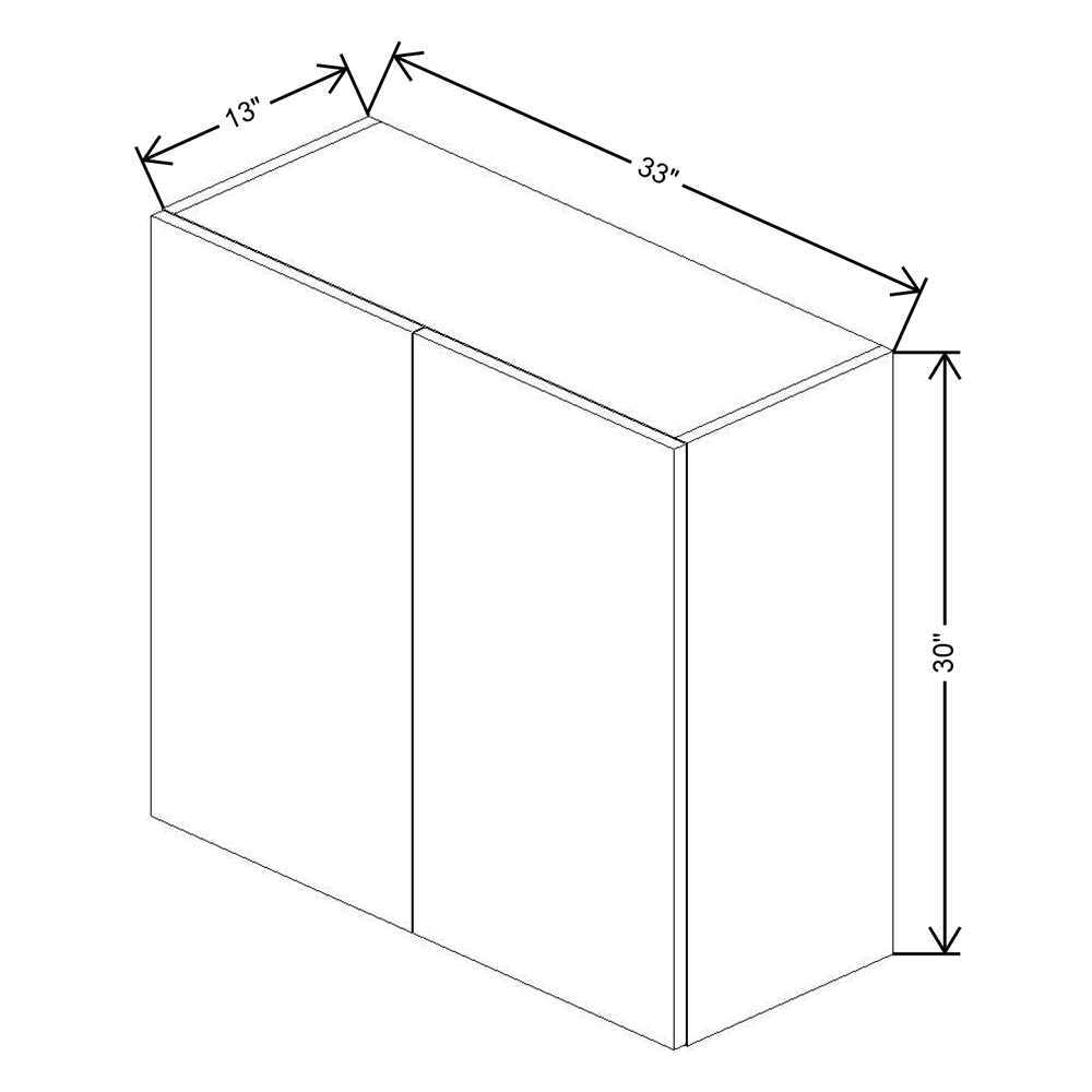 Fabuwood Illume Catalina Muratti 1 30" High Wall