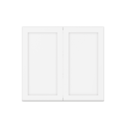 Wall Kitchen Cabinet W3330 Alpina White LessCare 33 in. width 30 in. height 12 in. depth