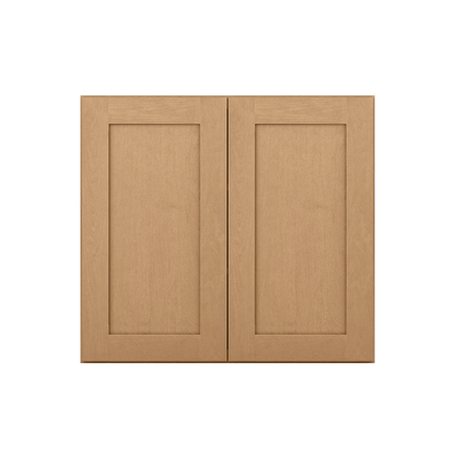 Wall Kitchen Cabinet W3330 Shaker Toffee LessCare 33 in. width 30 in. height 12 in. depth