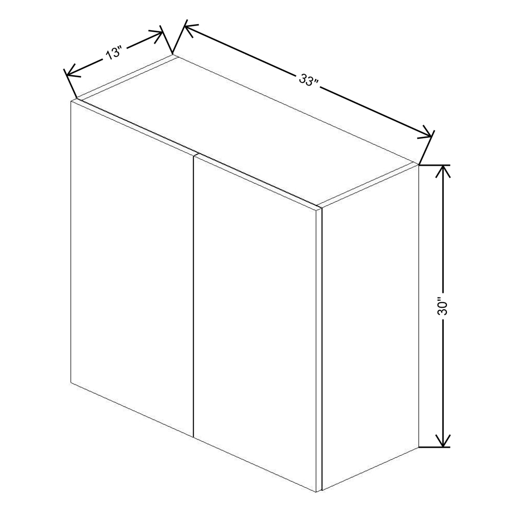 Fabuwood Illume Catalina Nocce 3 30" High Wall