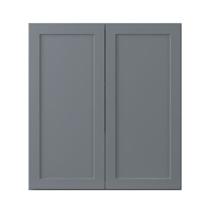 Wall Kitchen Cabinet W3336 Colonial Gray LessCare 33 in. width 36 in. height 12 in. depth