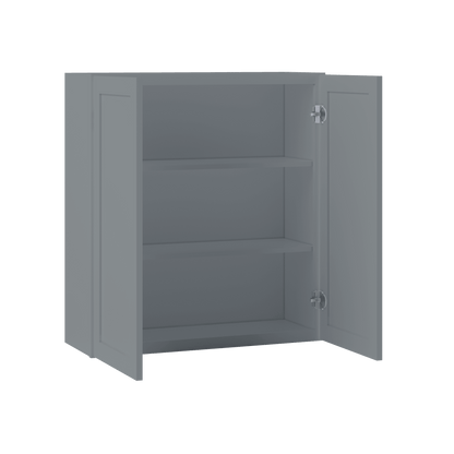 Wall Kitchen Cabinet W3336 Colonial Gray LessCare 33 in. width 36 in. height 12 in. depth