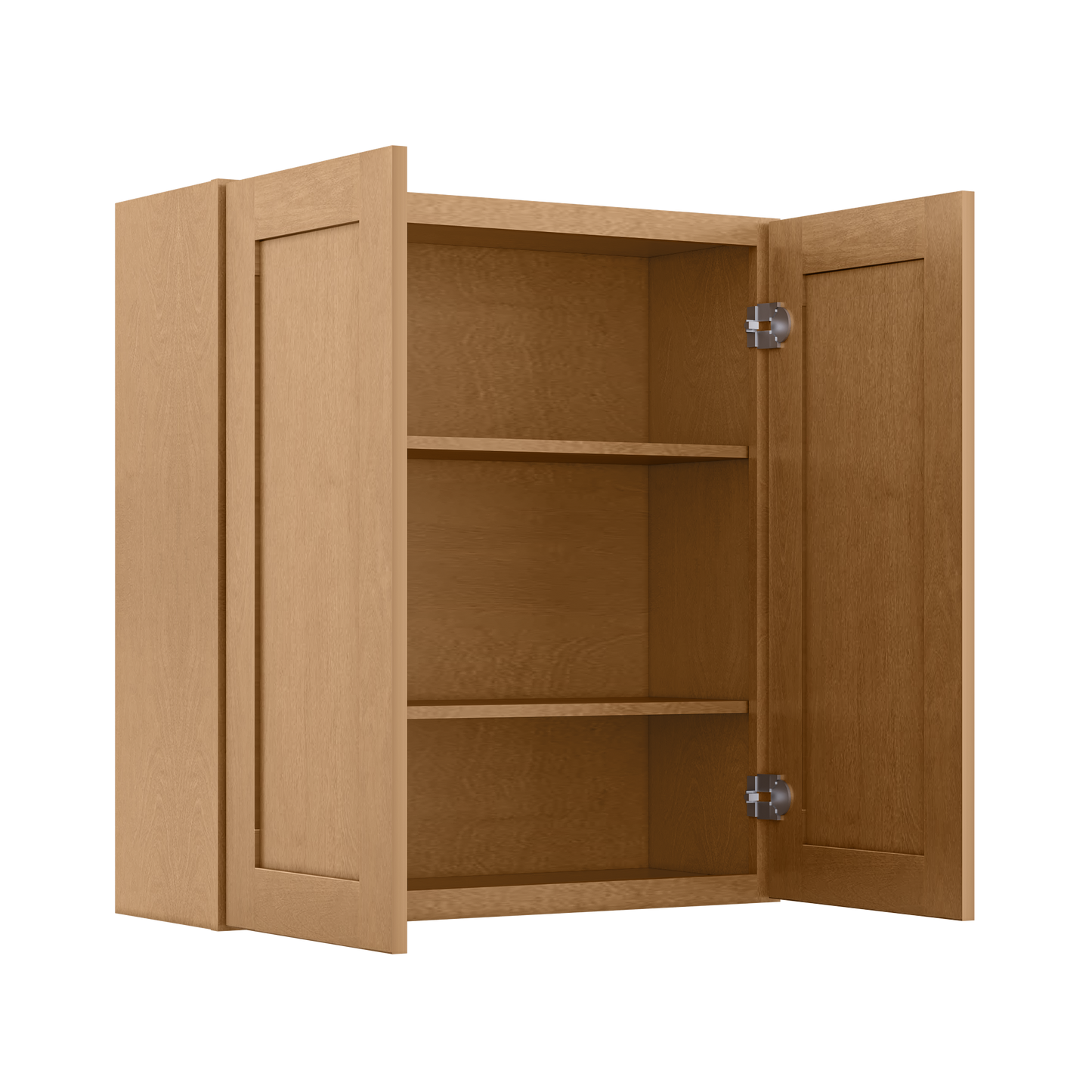 Wall Kitchen Cabinet W3336 Shaker Toffee LessCare 33 in. width 36 in. height 12 in. depth