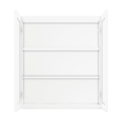 Wall Kitchen Cabinet W3336 Alpina White LessCare 33 in. width 36 in. height 12 in. depth