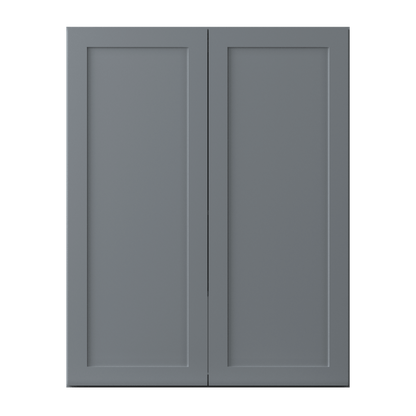 Wall Kitchen Cabinet W3342 Colonial Gray LessCare 33 in. width 42 in. height 12 in. depth