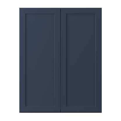 Wall Kitchen Cabinet W3342 Danbury Blue LessCare 33 in. width 42 in. height 12 in. depth