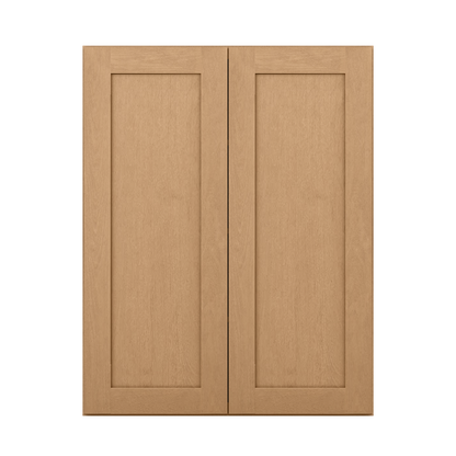 Wall Kitchen Cabinet W3342 Shaker Toffee LessCare 33 in. width 42 in. height 12 in. depth