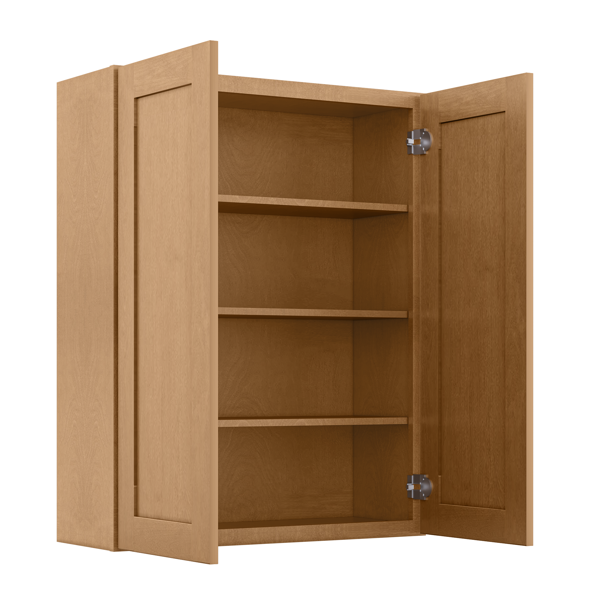 Wall Kitchen Cabinet W3342 Shaker Toffee LessCare 33 in. width 42 in. height 12 in. depth