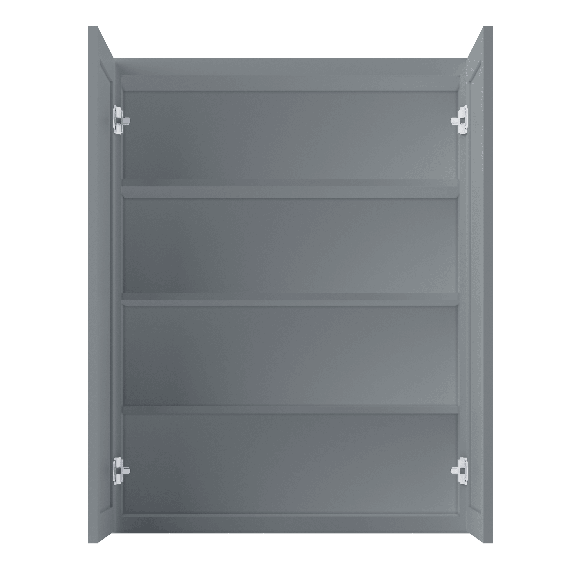 Wall Kitchen Cabinet W3342 Colonial Gray LessCare 33 in. width 42 in. height 12 in. depth