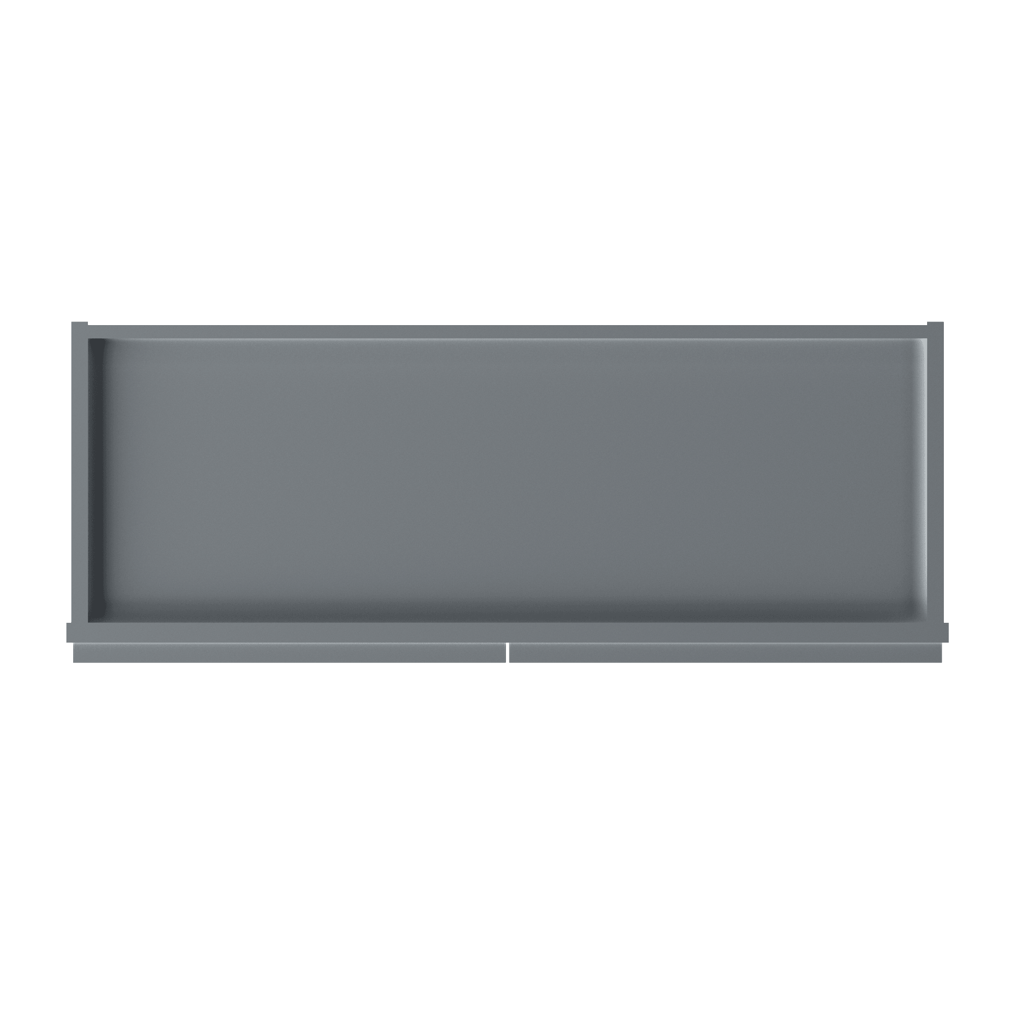 Wall Kitchen Cabinet W3342 Colonial Gray LessCare 33 in. width 42 in. height 12 in. depth