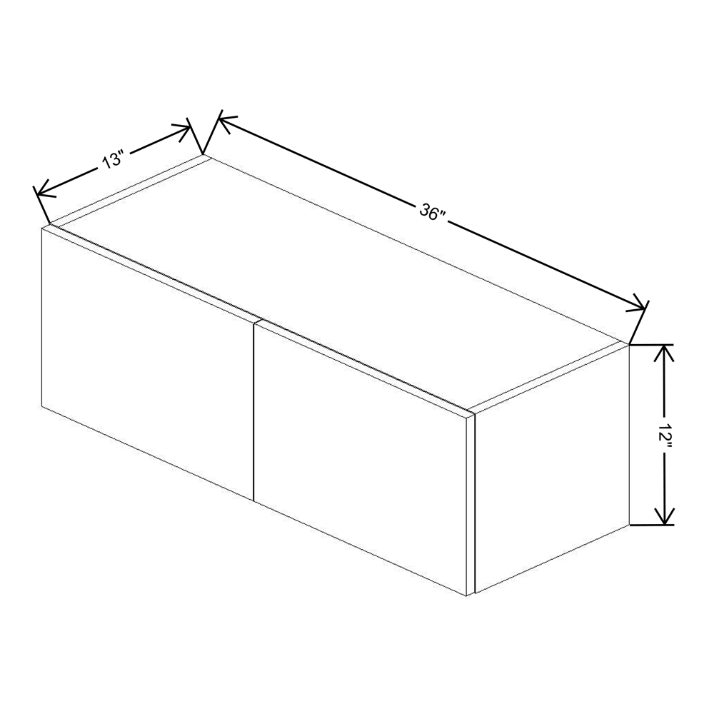 Fabuwood Illume Tuscany Olmo 3  12" High Wall