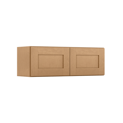 36”W x 12”H x 24”D Wall Kitchen Cabinet - Shaker Toffee