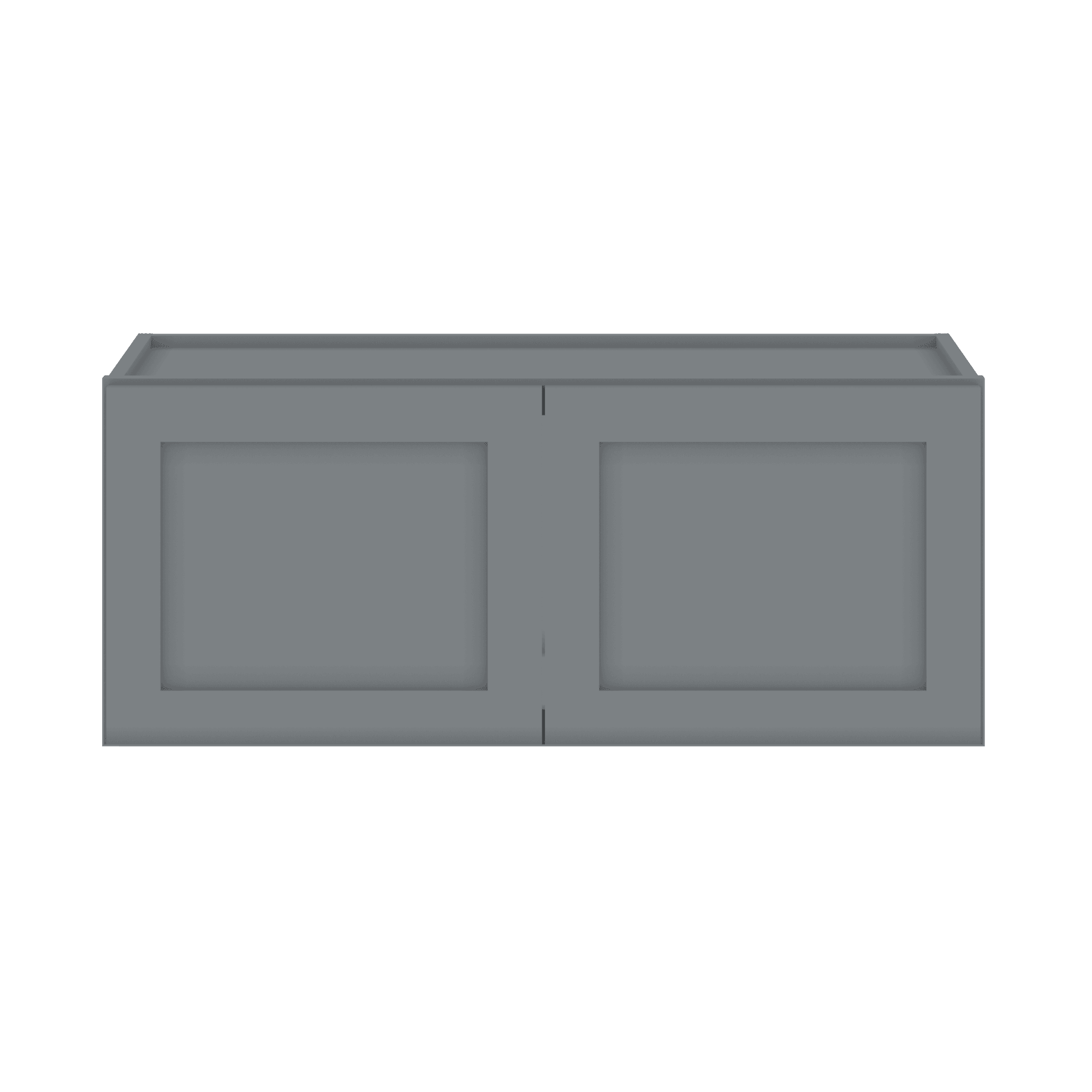 Wall Kitchen Cabinet W3615 Colonial Gray LessCare 36 in. width 15 in. height 12 in. depth