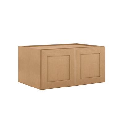 36”W x 18”H x 24”D Wall Kitchen Cabinet - Shaker Toffee