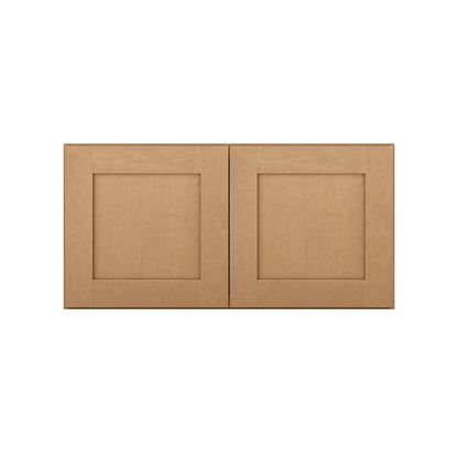 36”W x 18”H x 24”D Wall Kitchen Cabinet - Shaker Toffee