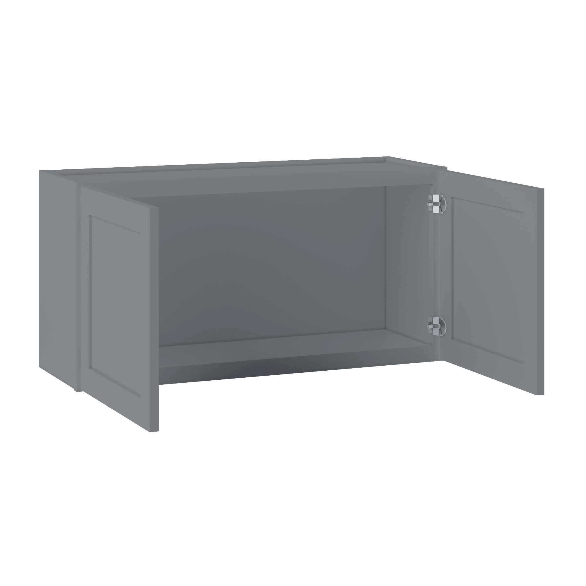 Wall Kitchen Cabinet W3618 Colonial Gray LessCare 36 in. width 18 in. height 12 in. depth