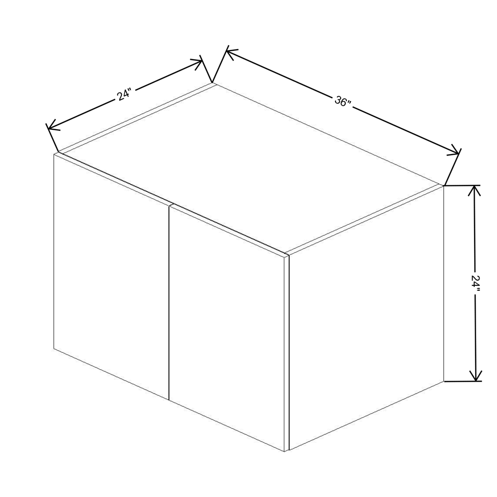 Fabuwood Illume Catalina Olmo 3 24" Deep Wall