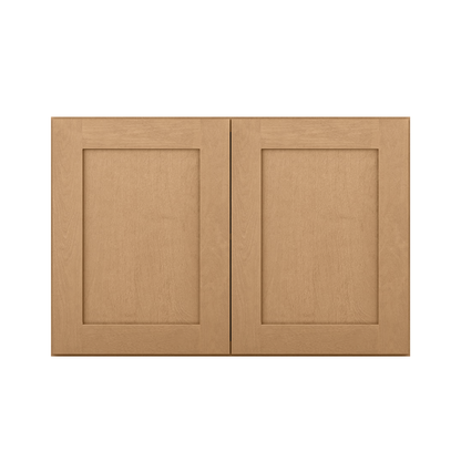 Wall Kitchen Cabinet W3624 Shaker Toffee LessCare 36 in. width 24 in. height 12 in. depth