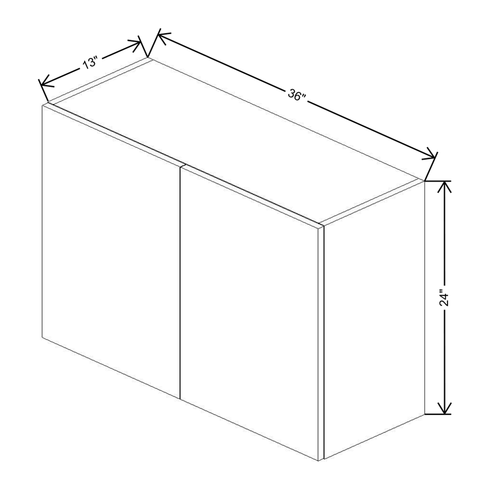 Fabuwood Illume Tuscany Olmo 3  24" High Wall