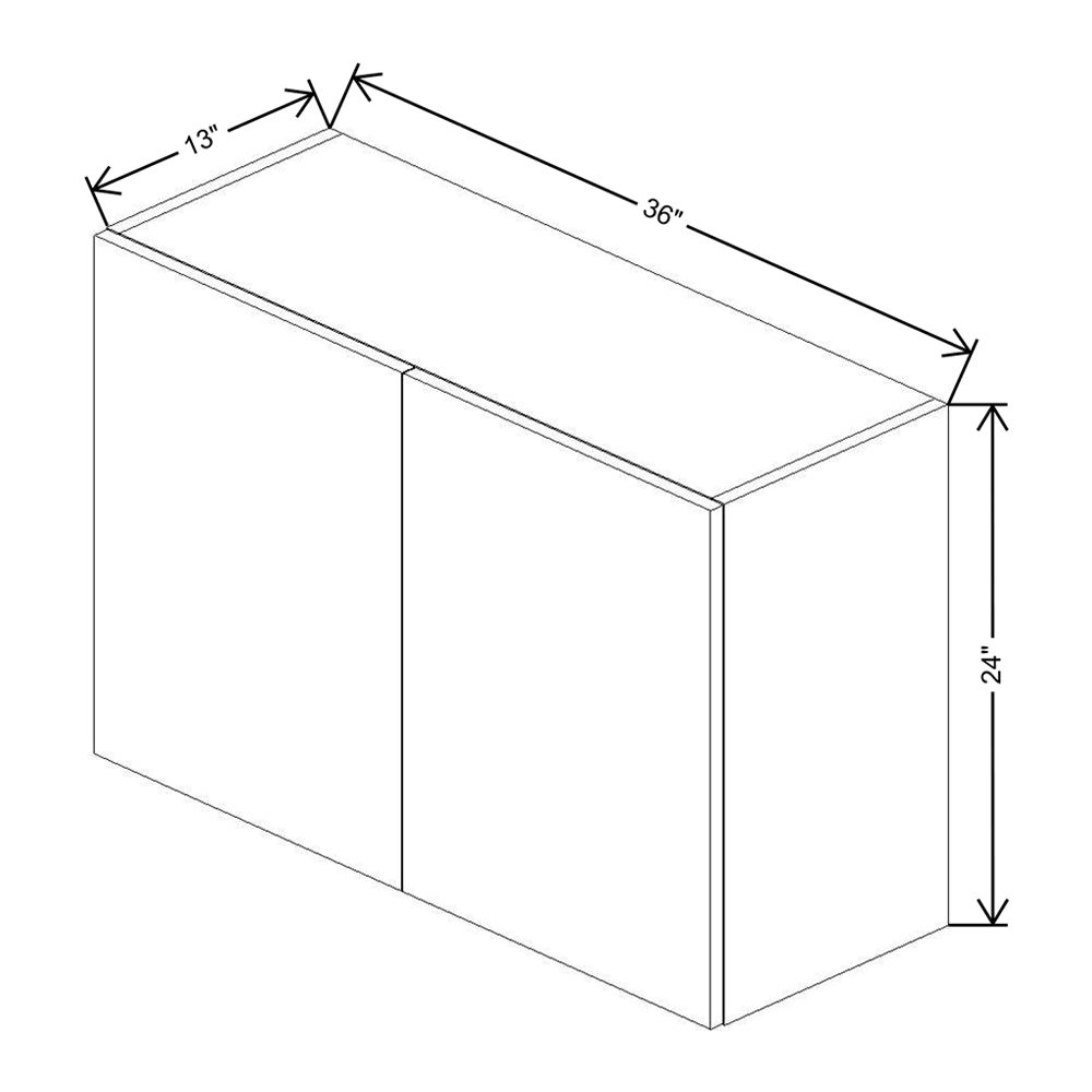 Fabuwood Illume Catalina Como Ash 2 24" High Wall