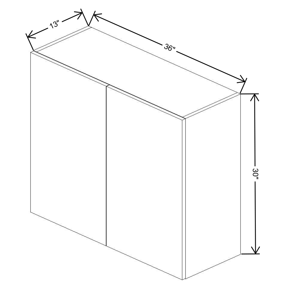 Fabuwood Illume Catalina Muratti 1 30" High Wall