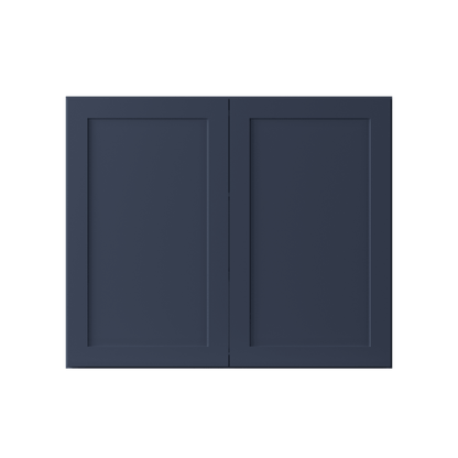 Wall Kitchen Cabinet W3630 Danbury Blue LessCare 36 in. width 30 in. height 12 in. depth