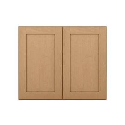 Wall Kitchen Cabinet W3630 Shaker Toffee LessCare 36 in. width 30 in. height 12 in. depth