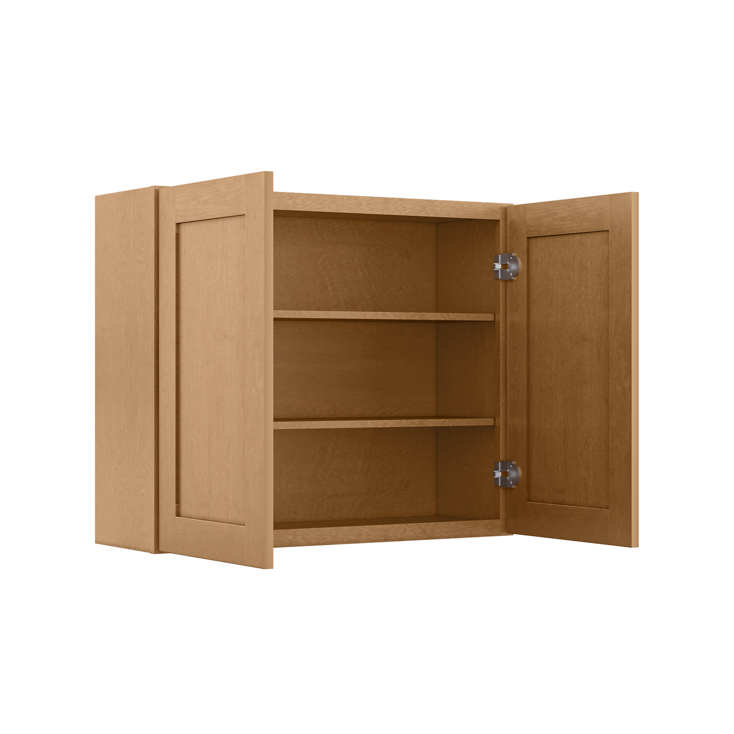 Wall Kitchen Cabinet W3630 Shaker Toffee LessCare 36 in. width 30 in. height 12 in. depth