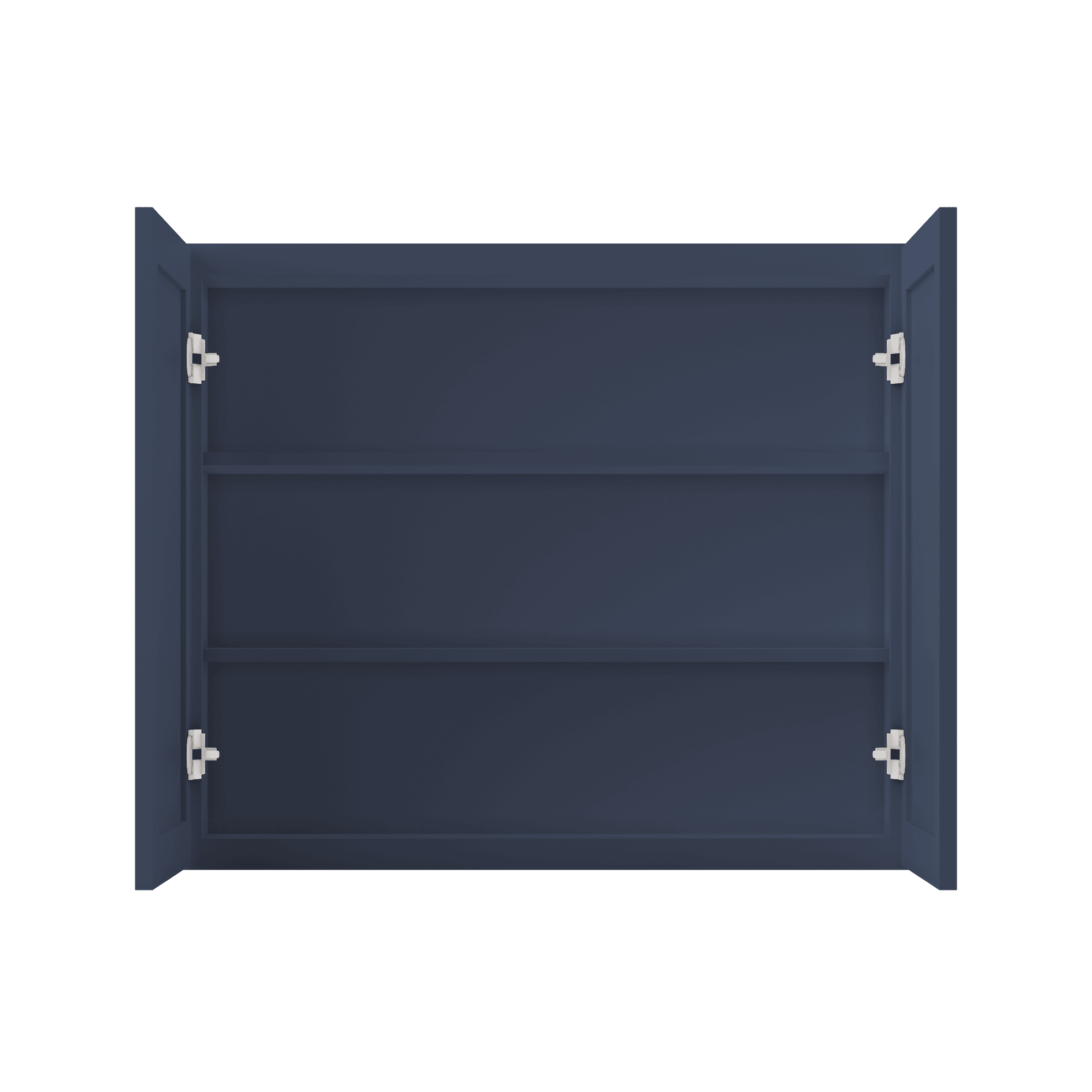 Wall Kitchen Cabinet W3630 Danbury Blue LessCare 36 in. width 30 in. height 12 in. depth