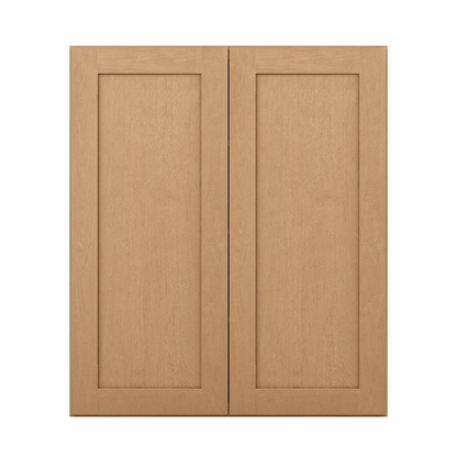 Wall Kitchen Cabinet W3642 Shaker Toffee LessCare 36 in. width 42 in. height 12 in. depth