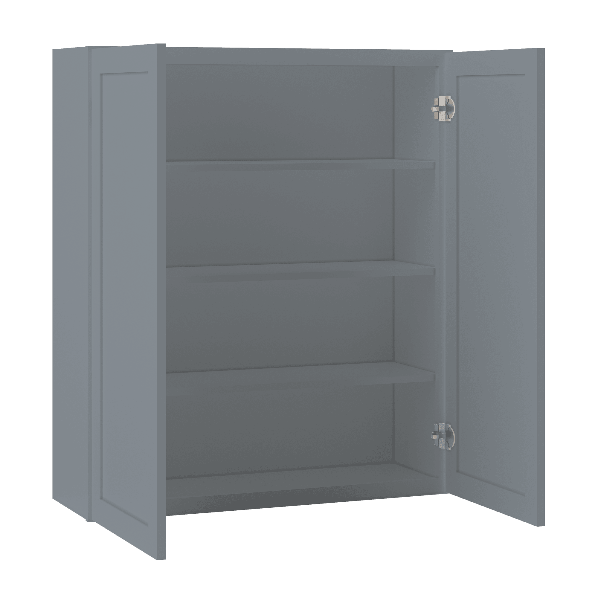 Wall Kitchen Cabinet W3642 Colonial Gray LessCare 36 in. width 42 in. height 12 in. depth