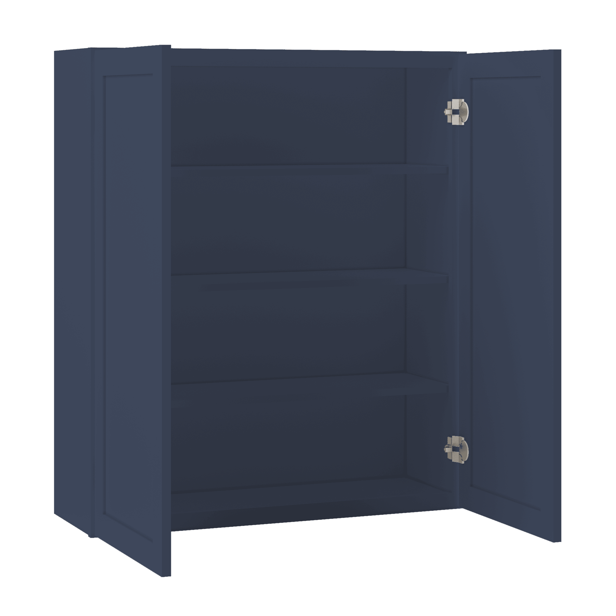 Wall Kitchen Cabinet W3642 Danbury Blue LessCare 36 in. width 42 in. height 12 in. depth