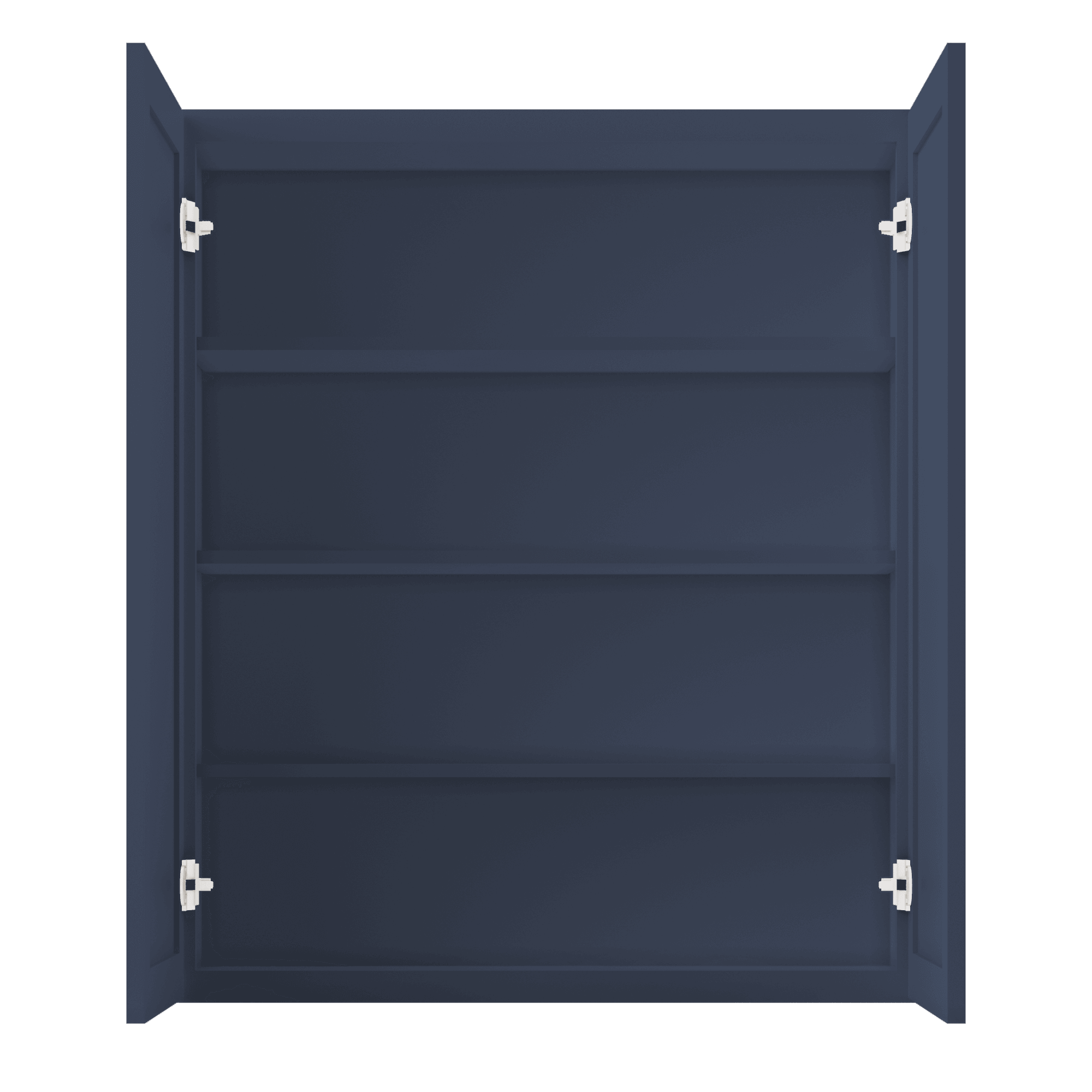 Wall Kitchen Cabinet W3642 Danbury Blue LessCare 36 in. width 42 in. height 12 in. depth