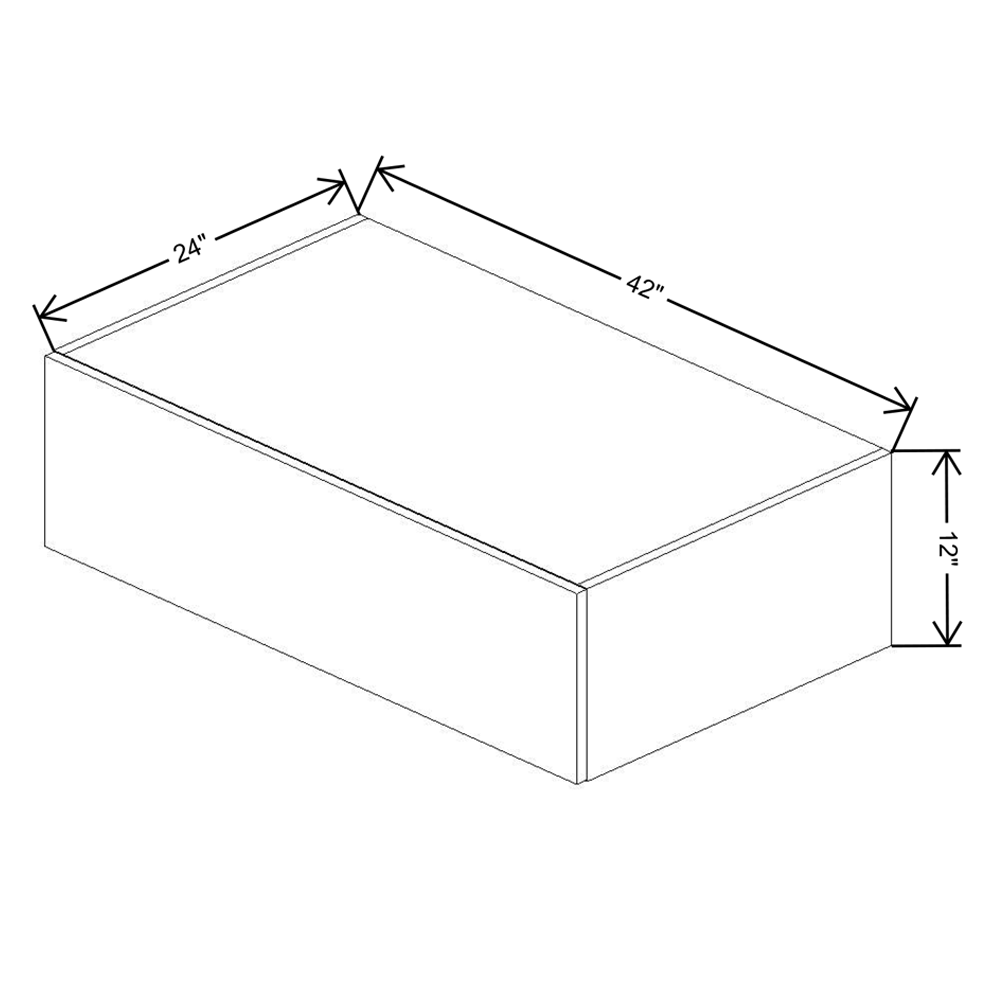 Fabuwood Illume Catalina Muratti 4 12" High Lift Up Wall