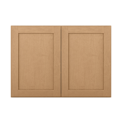 Wall Kitchen Cabinet W4230 Shaker Toffee LessCare 42 in. width 30 in. height 12 in. depth