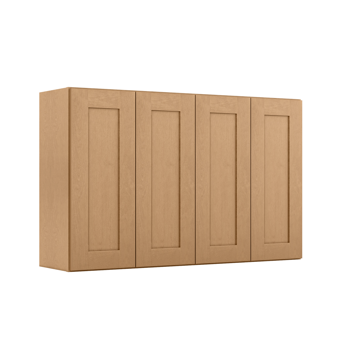 Wall Kitchen Cabinet W4830 Shaker Toffee LessCare 48 in. width 30 in. height 12 in. depth