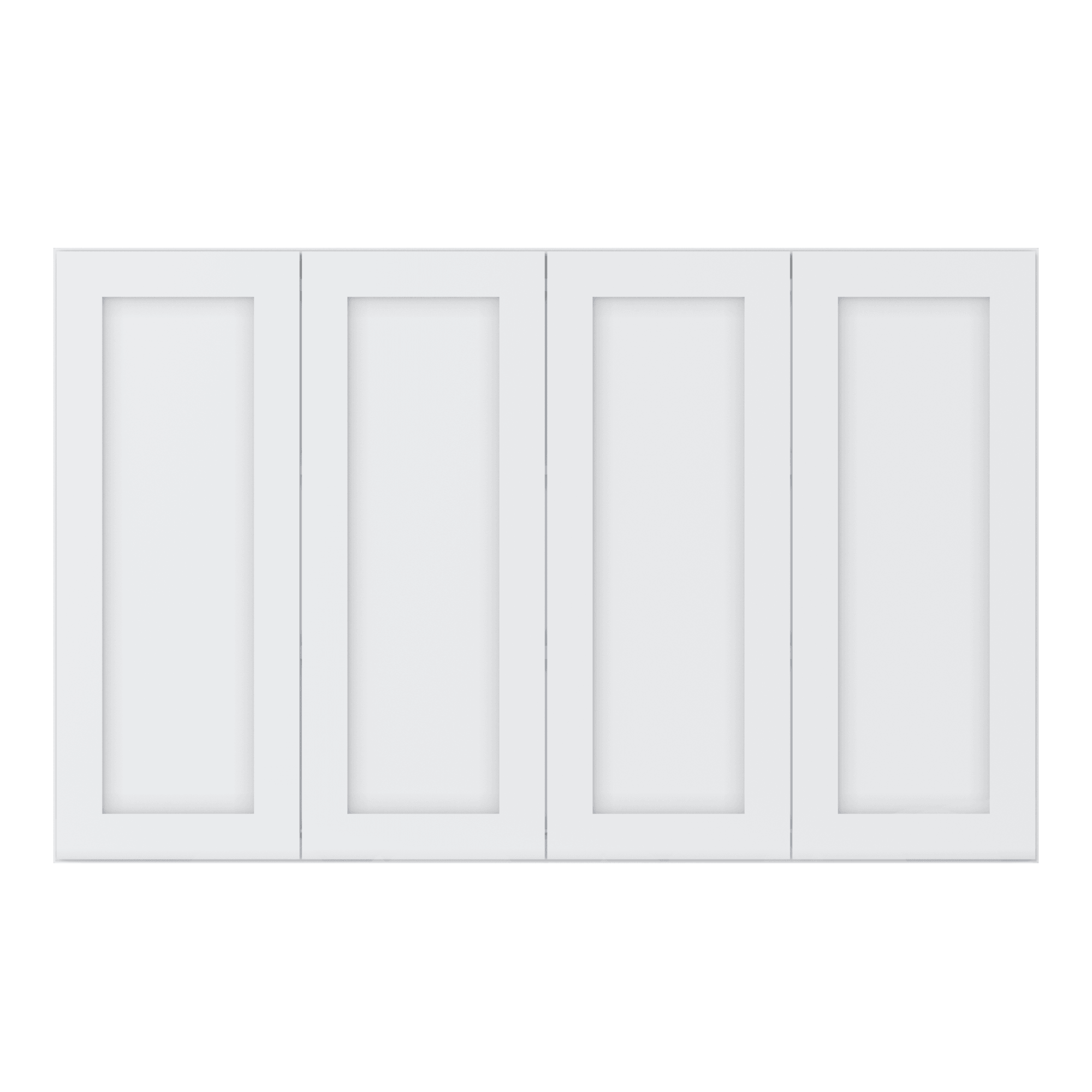 Wall Kitchen Cabinet W4830 Alpina White LessCare 48 in. width 30 in. height 12 in. depth