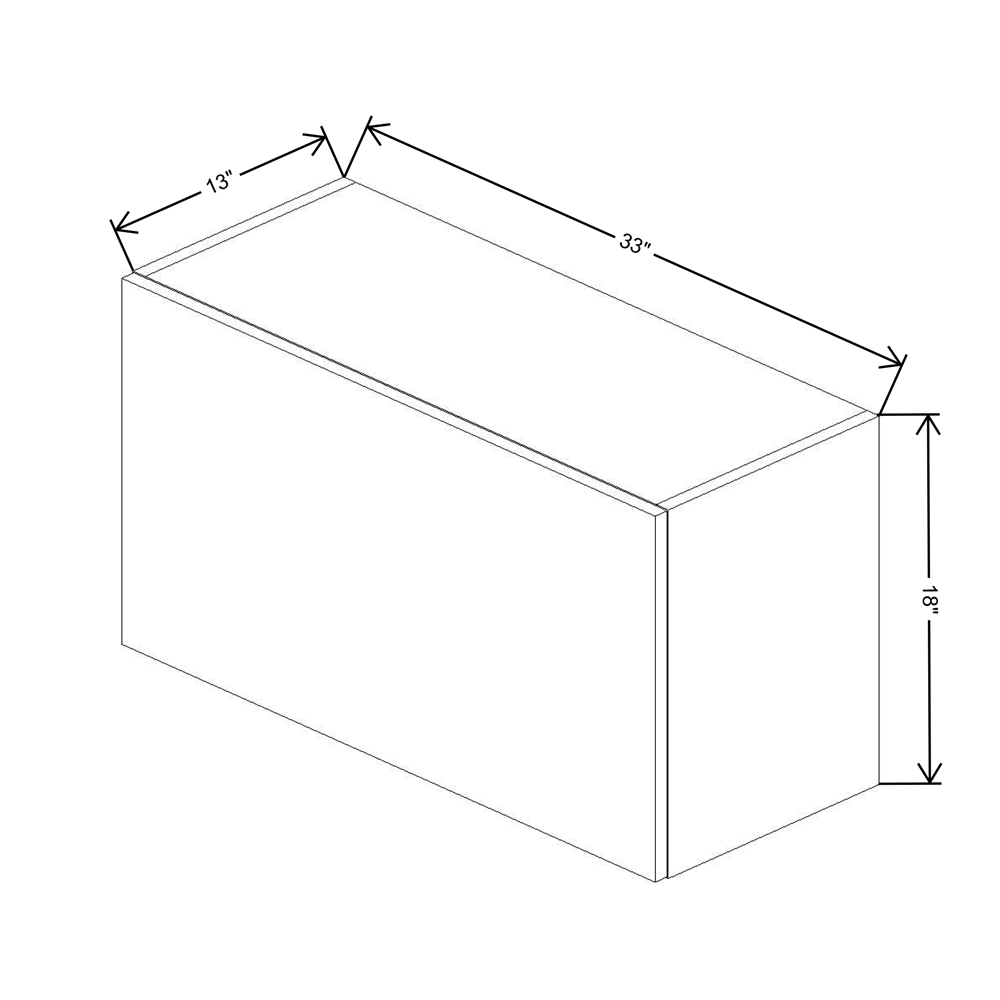 Fabuwood Illume Catalina Como Ash 2 33" WidthWall Appliance