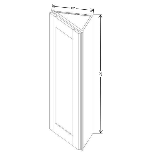 FABUWOOD ALLURE GALAXY Indigo 12"W X 36"H WALL END 