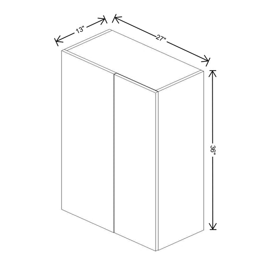 Fabuwood Illume Tuscany Olmo 3  36" High Wall Blind