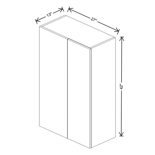 Fabuwood Illume Catalina Olmo 3 42" High Wall Blind