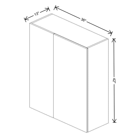 Fabuwood Illume Catalina Olmo 3 42" High Wall Blind