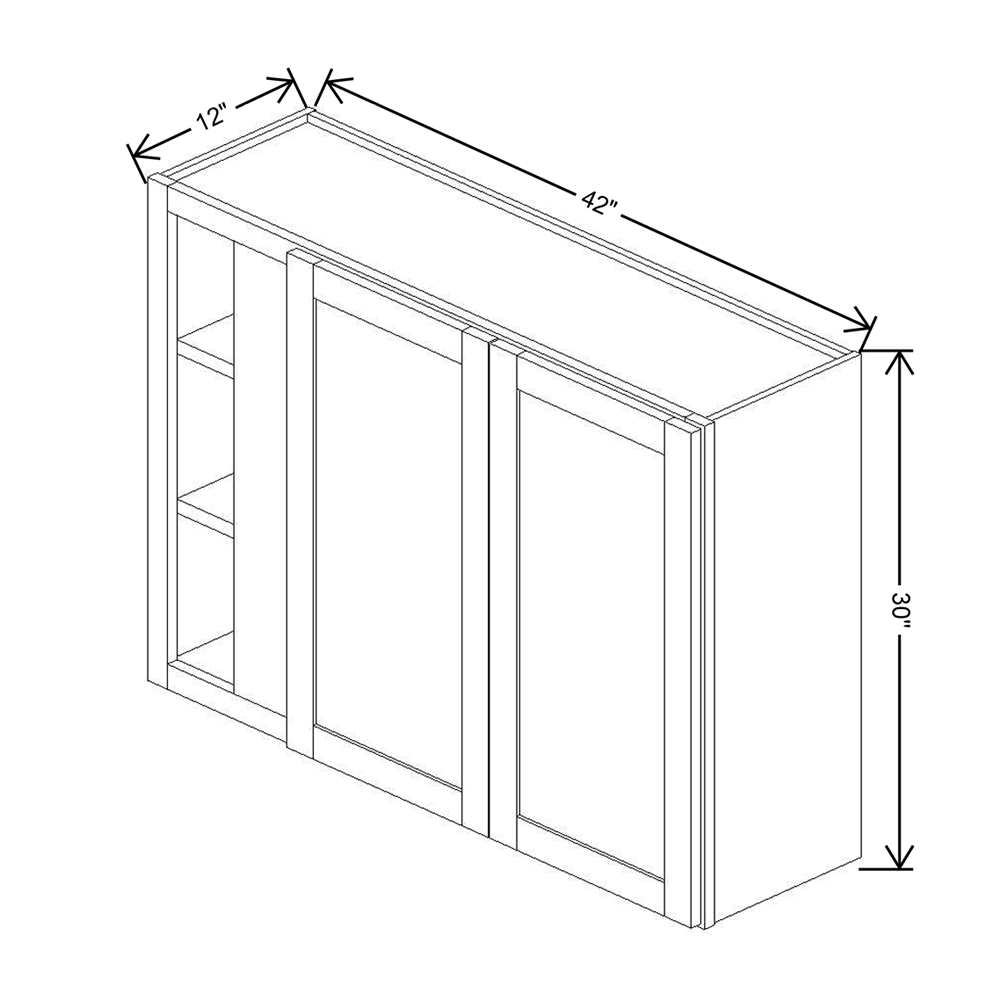 Wolf Classic Grove Pewter Paint 42"W X 30"H Wall Blind