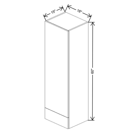 Fabuwood Illume Tuscany Muratti 4 Wall Drawer 1860X15 Deep
